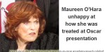 Maureen O’Hara’s fury as Oscar acceptance speech cut short