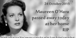 Maureen O’Hara dies at her home – Ireland pays tribute