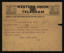 Western Union Telegram Western Union Telegram