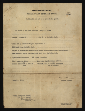 Adjutant General Death Record 01front Adjutant General Death Record 01front