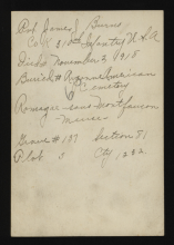 Photograph Gravemarker back Photograph Gravemarker back